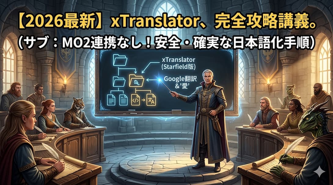 2026年　xTranslator　インストール　使い方　基本