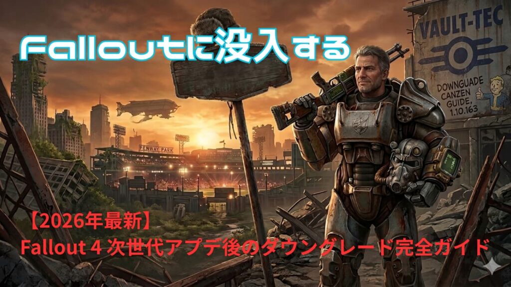 Fallout4　ダウングレード　2026　最新版