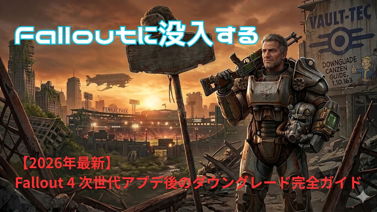 Fallout4　ダウングレード　2026　最新版